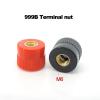 5pcs Red Black 999B Terminal nut Banana Socket Binding Post Nut Jack Connector Nickel Plated Banana Plug (Color : 5 red 5 Balck) view 4