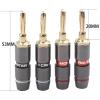10/40pcs Monster Banana Plugs Gold Plated Pure Copper Speaker Adapter Screw Speaker Plug Audio Connectors (Color : 40Pcs (20Pairs)) view 3