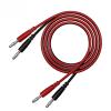 WUZDPRCJ 2pcs Multi-Meter Test Leads Cable Line Wire 100 cm Double Ends 4mm Banana Plug Electrical Connector J.70055 (Color : C) view 1