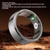 ZIZEV Smart Ring, Music Control Body Temperature Wearable Smart Ring Electric Book Page Turning IP68 Sensitive Sleep Monitoring 5.1 for (9#) view 2