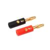 WUZDPRCJ 20PC Black&Red 4mm Banana Plug Gold Plated Audio Speaker Cable Wire Connectors Banana Connector Adapter view 2