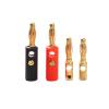 WUZDPRCJ 20PC Black&Red 4mm Banana Plug Gold Plated Audio Speaker Cable Wire Connectors Banana Connector Adapter view 3
