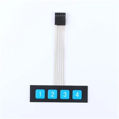 4 12 16 20 Key 4 * 4 Membrane Switch Keypad 1x4 3x4 4x4 4 * 5 Matrix Array Matrix Keyboard 1/2/5/10Pcs (Color : 4 Key, Size : 5Pcs)