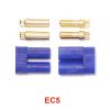 100 Pair EC2 EC3 EC5 Male Female Bullet Connector Banana Head Plug 2.0MM 3.5MM 5.0MM (Color : EC5-1) view 2