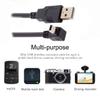 NFHK Mini USB B Type 5pin Male Right Angled 90 Degree to USB 2.0 Male Type-A Power Data Cable 80CM view 4