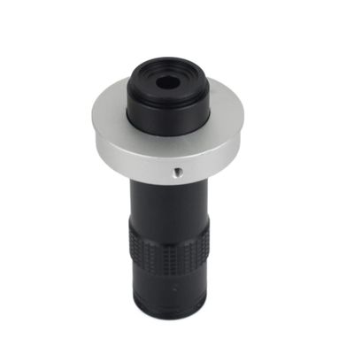 JOEBO Microscope Kit Industrial Microscope 5X-130X C-Mount Lens Monocular Video Magnifying Glass Microscope Lens Adapters