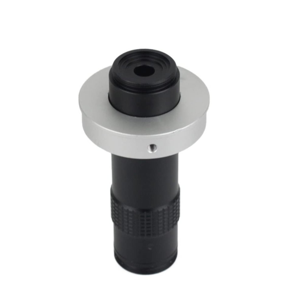 JOEBO Microscope Kit Industrial Microscope 5X-130X C-Mount Lens Monocular Video Magnifying Glass Microscope Lens Adapters