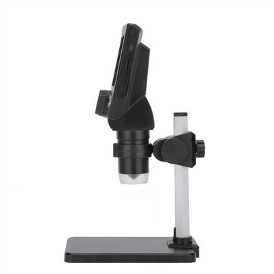 JOEBO Microscope Kit G1000 Digital Microscope 4.3" 8MP 1000X Digital Electronic Microscopio Magnifier Microscope Lens Adapters (Color : Plastic Bracket)