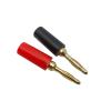 40Pcs 2MM Copper Gold Plated Soldering Banana Plug Electrical Connector (Color : 20 Red 20 Black) view 4
