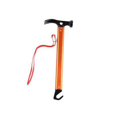 GOOHOCHY Solid Aluminum Alloy Tent Stake Hammer for Camping Lightweight Multi-Functional Mallet Easy to Use for Securing Tents and Canopies Orange
