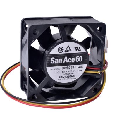 109R0612J401 60mm fan 6025 60x60x25mm 12V 0.47A Double ball bearing large air volume cooling fan