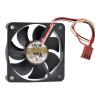 AELATNGS C6010B12M 6cm 6010 60mm Fan 60x60x10mm DC12V 0.15A 3pin Double Ball Bearing Speed Monitoring Cooling Fan for CPU view 1