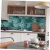 Cabilock -Oil Wallpaper Self-Adhesive Imitation Marble Tile Sticker for Kitchen Bathroom Easy Peel Stick Wallpaper Removable Design view 2