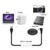 NFHK Mini USB B Type 5pin Male Left Angled 90 Degree to USB 2.0 Male Data Cable with Ferrite 3.0m view 3