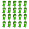 20pcs 32A Insulated 4MM Banana Plug Socket Jack Panel Mount Binding Post Connector Multimeter Socket Banana Head Female (Color : LW Green x 20pcs) view 2