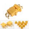 100 PCS XT30PW Banana Golden XT30 Upgrade Right Angle Plug Connector Male Female Motor PCB Board Plug Connect (50 Pair) view 2