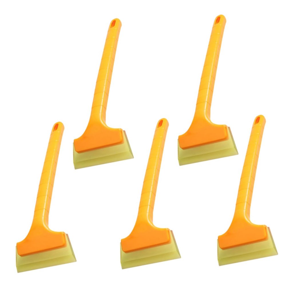 COOLHIYA 5pcs Snow Removal Tool for Ice Scraper and Snow Brush Comfortable Handle Lightweight Design for Winter Windshield Cleaning