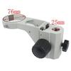 JOEBO Microscope Kit 76mm Diameter Microscope Stand, Stereo Zoom Microscope Adjustable Industrial Trinocular Binocular Microscope Arms Microscope Lens Adapters (Color : White) view 2