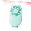 BUTIFULSIC Usb Rechargeable Mini Fan Portable Handheld Silent Cooling Fan for Office School and Home Use Green Lightweight Low Noise Multifunctional Design view 4