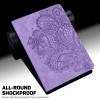 ALILANG Case for Samsung Galaxy Tab S6 Lite 10.4 Inch 2024/2022/2020 (SM-P620/P610/P613) with Stylus, Multiple Viewing Angles PU Leather Stand Flip Cover for Galaxy Tab S6 Lite Case-Purple view 3