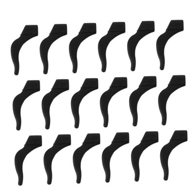 FOMIYES 20pairs Silicone Sunglasses Sets Glasses Non-slip Cover Glasses Leg Sets for Eyeglass Sports Comfortable Non-slip Ear Hooks for Women