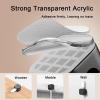 IFNOW 6 Pack Magnetic Cable Clips for Nightstand Black and White Self Adhesive Cord Holder Adjustable Clip for Desk, Nightstand, Phone Charger, Computer, Home, Office, Car view 3
