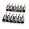 WUZDPRCJ 12 PCS Gold Plated Copper Solid Banana Plug Set Female Connectors Plugs Cable Wire Adapters for Audio Speaker Amplifier 4.3mm view 3