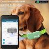2 Pack Silicone Holder Compatible for Tractive XL GPS Tracker,Durable Accessories Cover Finder Anti-Scratch,Secure Sturdy case with Strap for Dog Pet Collar (Black,Green) view 2