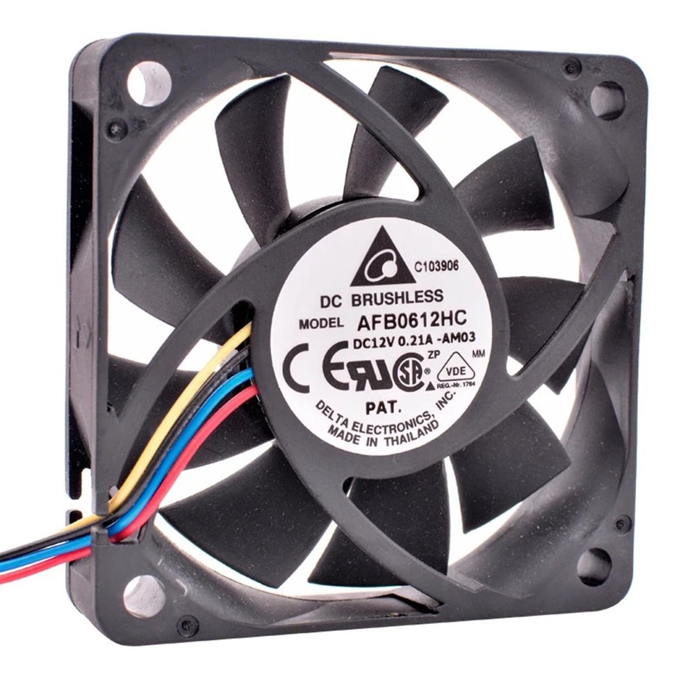 AELATNGS AFB0612HC-AM03 6cm 60mm Fan 60x60x13mm DC12V 0.21A 4 Lines Double Ball Bearing pwm Chassis CPU Cooling Fan
