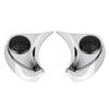 XMMT Chrome Batwing Speaker Radio Pods w/Tweeter Complete Kit for Harley Electra Glide Street Glide Ultra Limited FLHTK 2014-2023 view 2