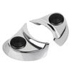 XMMT Chrome Batwing Speaker Radio Pods w/Tweeter Complete Kit for Harley Electra Glide Street Glide Ultra Limited FLHTK 2014-2023 view 3