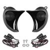 XMMT Gloss/Vivid Black Batwing Fairing Speaker Pods Tweeter Complete Kit Fit for Harley Street Glide Electra Glide Tri Glide 2014-2023 view 1