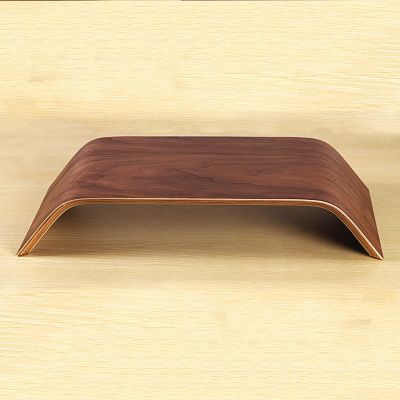 Corner Monitor Stand Wood Universal Monitor Screen Riser 51cm, Portable Triangle Organization Rack for Projector Scanner, Printer Holder for Small Office Home Desk (Color : Wood)
