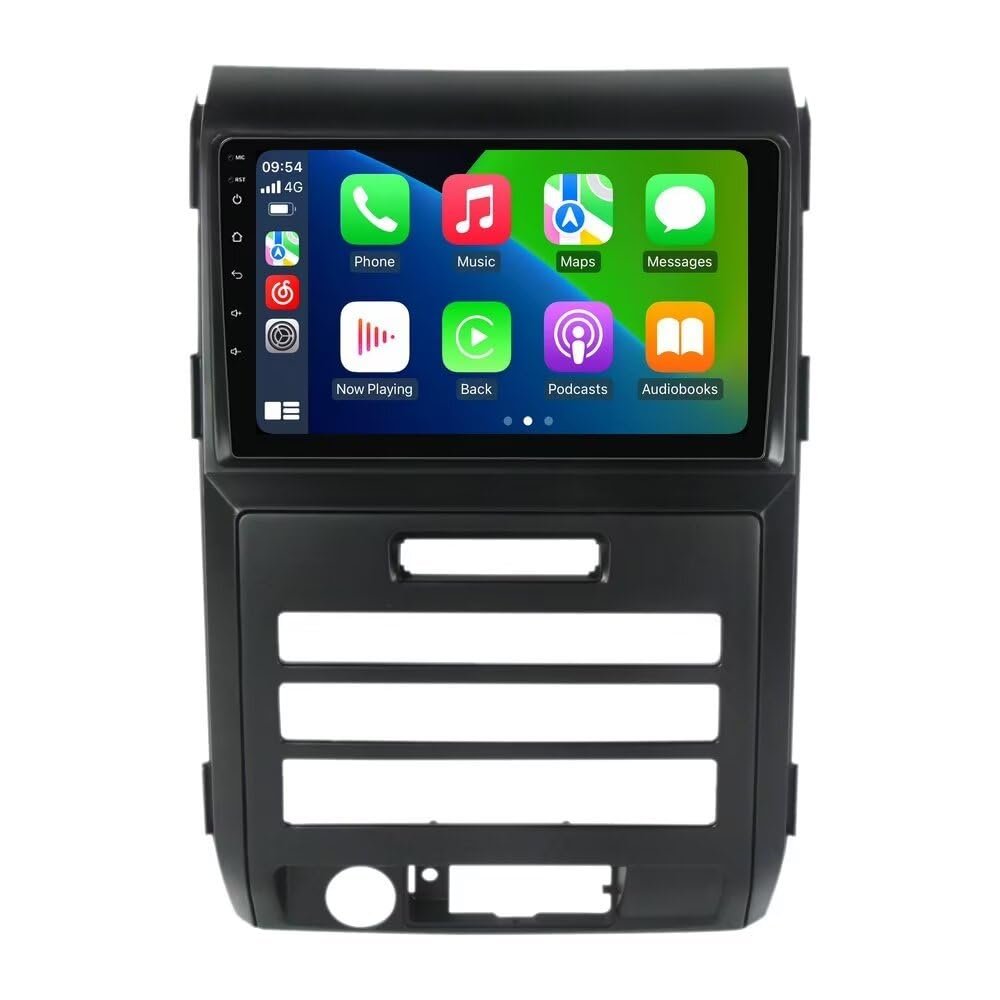 8+128GB 8Core Car Radio Stereo for Ford F150 2009 2010 2011 2012 Dash Kit Car GPS Navigation,9" IPS Touch Screen Head Unit with Car-Play & Android Auto/SWC/DSP/Rear View