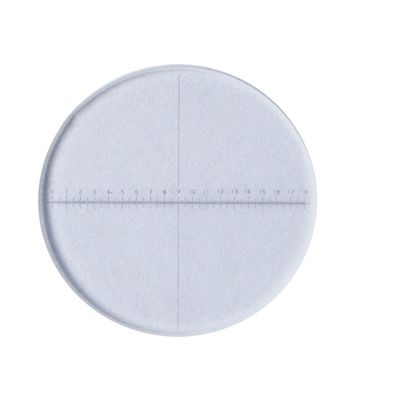 JOEBO Microscope Kit Diameter 20 mm Calibration DIV 0.1 mm Eyepiece Micrometer for Microscope Ocular Reticle Vertical Line Horizontal Ruler 1-18 Microscope Lens Adapters