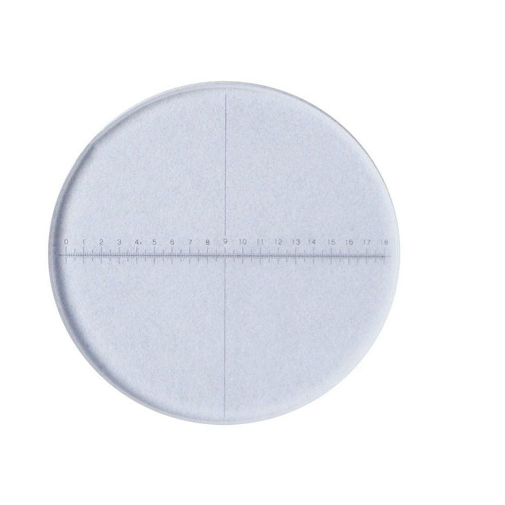 JOEBO Microscope Kit Diameter 20 mm Calibration DIV 0.1 mm Eyepiece Micrometer for Microscope Ocular Reticle Vertical Line Horizontal Ruler 1-18 Microscope Lens Adapters