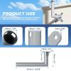 Starlink Mount,Mount Bracket Compatible for Starlink V2, Mounting Kit for Starlink Internet Kit Satellite, Starlink Short Wall Mount,Starlink Pole Mount, Starlink Mount AdapterLong Bracket view 2