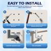 Starlink Mount,Mount Bracket Compatible for Starlink V2, Mounting Kit for Starlink Internet Kit Satellite, Starlink Short Wall Mount,Starlink Pole Mount, Starlink Mount AdapterLong Bracket view 3