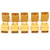 XT90PW Plug Horizontal Connector 4.5mm Gold Plated Banana Plug Model Plug (Color : 2 Pair) view 3