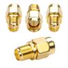 YAODHAOD 4PCS SMA Coax Connector SMA Male to SMA Female Cable Gender Changers SAM RF Coaxial Adapter Low Loss Coaxial Connector for Radio Antenna WiFi Extension Audio (SMA Male to SMA Female) view 3