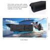Large Gaming Mousepad with Non-Slip Rubber Base Extended Laptop Desk Pad 35.5x16 inch Long Computer Keyboard MouseMat Ocean Ferry Boat Mousepad for Home Office Work view 2