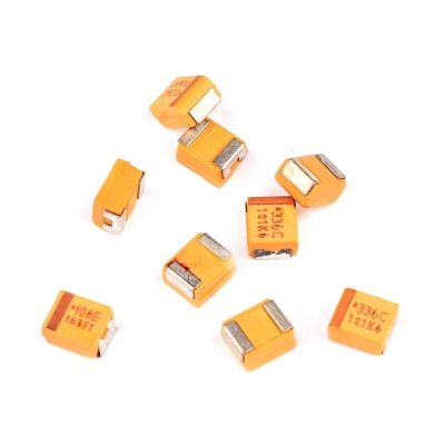EDRIWYIM 10pcs SMD Tantalum Capacitor A B C D E 476 106 6.3V 10V 16V 25V 35V 0.22/1/2.2/4.7/6.8/10/22/33/47/68/100/150/220/330/470uf (Size : D 227 10V 220UF)