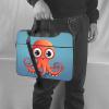 Laptop Bag 13-15.6 inch Laptop Shoulder Bag for Men Women Big-eyed red octopus Computer Bag Messenger Bag for Work view 2