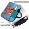 Laptop Bag 13-15.6 inch Laptop Shoulder Bag for Men Women Big-eyed red octopus Computer Bag Messenger Bag for Work view 4