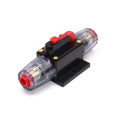 WOWCLEDED 40A Audio AGU Style Circuit Breaker Fuse Holder Amplifier Switch for Car Vehicle