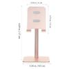 ARTIBETTER Adjustable Mobile Phone Stand with Aluminum Alloy Frame and Anti-Slip Base Compatible with Smartphones and Tablets 6.69 X 3.34 X 2.36 Inch Desk Accessory view 2
