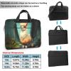Laptop Bag 13-15.6 inch Laptop Shoulder Bag for Men Women Alpaca on dark background Computer Bag Messenger Bag for Work view 2