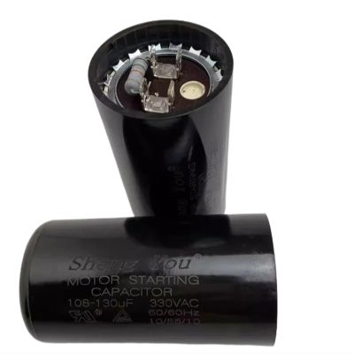 EODDSGHT CD60 64-480UF 330VAC Starting Capacitor Electric Freezer Starter Capacitor 53/88/108/130/145/161/270/400UF (Size : 400-480UF 330VAC)