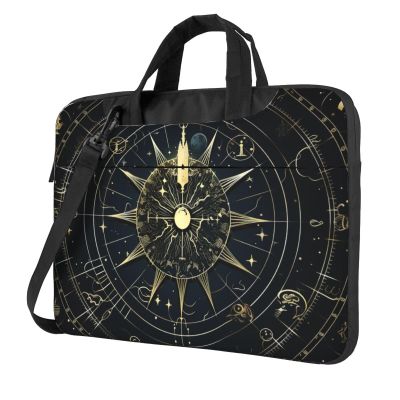 BTCOWZRV Laptop Bag 13-15.6 inch Laptop Shoulder Bag for Men Women Astrological pattern Computer Bag Messenger Bag for Work