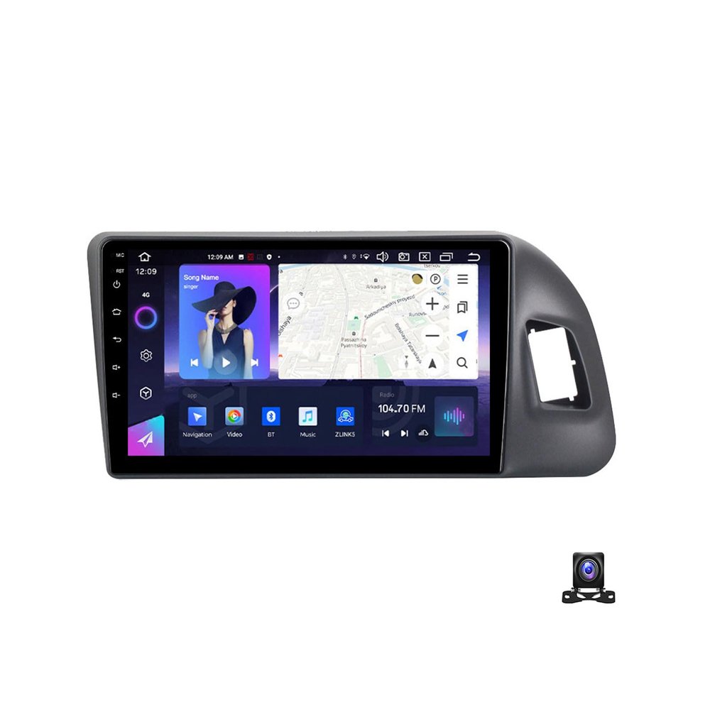 EsaSam 9 Inch Android 13 Car Stereo Multimedia Car Radio for Audi Q5 2005~2017 GPS Navigation MP5 Player with 4G/USB/RDS/DSP/Carplay/Auto+ AHD Backup Camera,8 core nf7 8g+256g